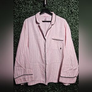 VS Pj Set, Pink with Black Trim